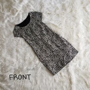 Black and Gold Body Con Dress